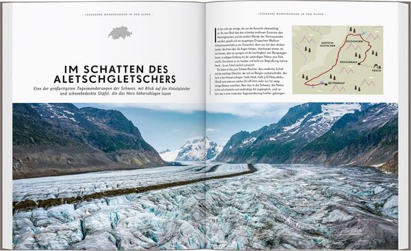 Produktbild: LONELY PLANET Bildband Legend&auml;re Wanderungen in den Alpen