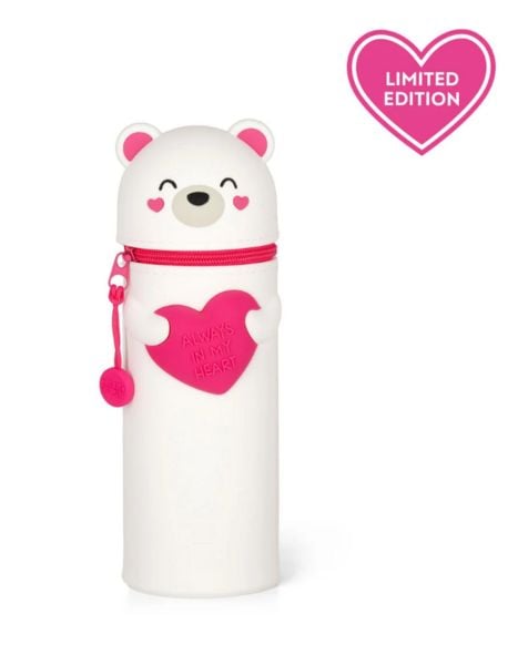 Produktbild: Legami 2-in-1 Federmäppchen aus Silikon - Kawaii - Teddybär