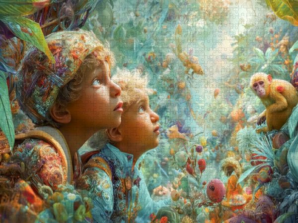 Produktbild: CALVENDO Puzzle Tierische Kreaturen des Dschungels | 1000 Teile Lege-Gr&ouml;&szlig;e 64x48cm Foto-Puzzle f&uuml;r gl&uuml;ckliche Stunden