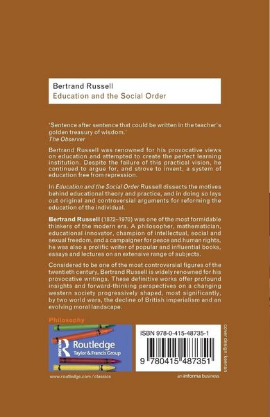 Produktbild: Education and the Social Order