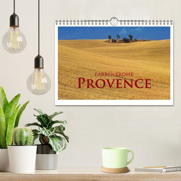 Produktbild: Farbenfrohe Provence (Wandkalender 2026 DIN A4 quer), CALVENDO Monatskalender