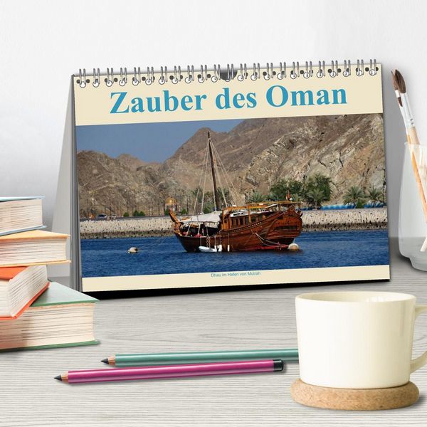Produktbild: Zauber des Oman (Tischkalender 2027 DIN A5 quer), CALVENDO Monatskalender