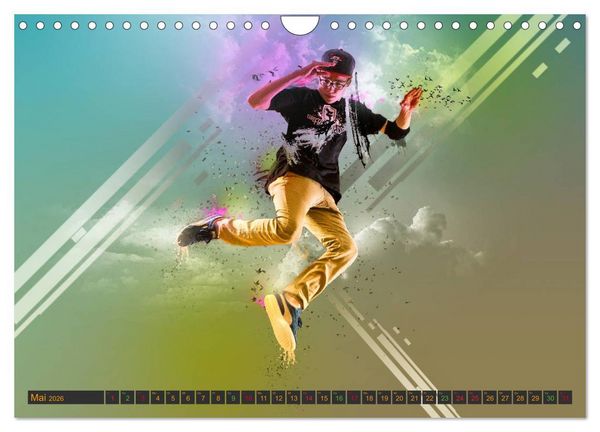 Produktbild: HipHopDance (Wandkalender 2026 DIN A4 quer), CALVENDO Monatskalender