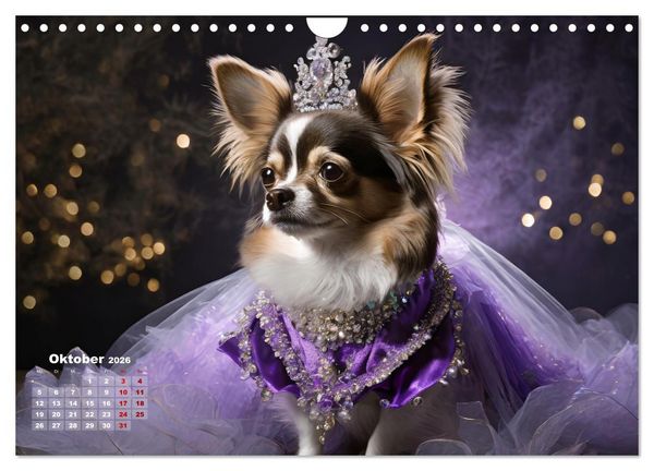 Produktbild: Kleine Hunde - Gro&szlig;e Diven (Wandkalender 2026 DIN A4 quer), CALVENDO Monatskalender