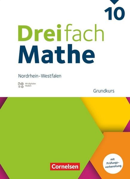 Produktbild: Dreifach Mathe - Nordrhein-Westfalen - Ausgabe 2022 - 10. Schuljahr