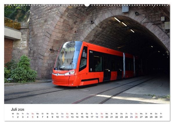 Produktbild: Stra&szlig;enbahnen in Europa (Wandkalender 2026 DIN A2 quer), CALVENDO Monatskalender