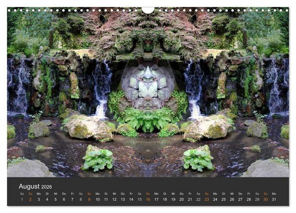 Produktbild: Spiegelwelten - Im Reich der Naturwesen (Wandkalender 2026 DIN A3 quer), CALVENDO Monatskalender