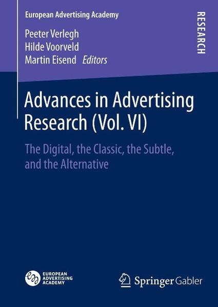 Produktbild: Advances in Advertising Research (Vol. VI)