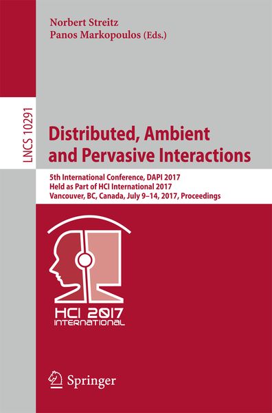 Produktbild: Distributed, Ambient and Pervasive Interactions