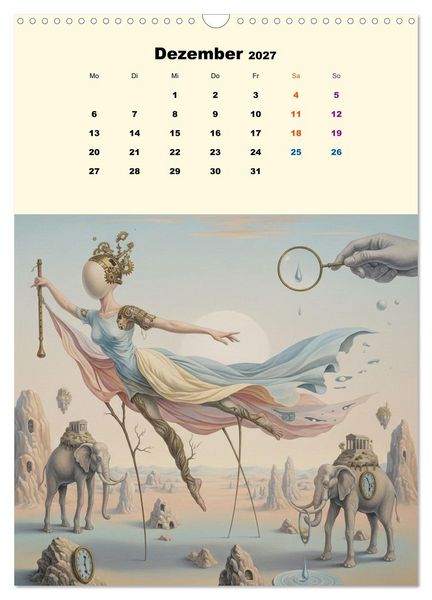 Produktbild: TraumT&auml;nzer - Schritte durch Zeit, Licht und Illusion (Wandkalender 2027 DIN A3 hoch), CALVENDO Monatskalender