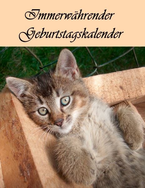 Produktbild: Immerw&auml;hrender Geburtstagskalender