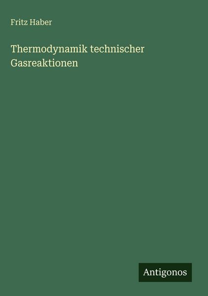 Produktbild: Thermodynamik technischer Gasreaktionen