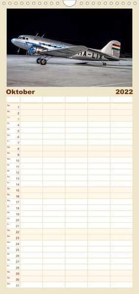 Produktbild: Familienplaner Sch&ouml;nheit der Flugzeuge (Wandkalender 2022 , 21 cm x 45 cm, hoch)