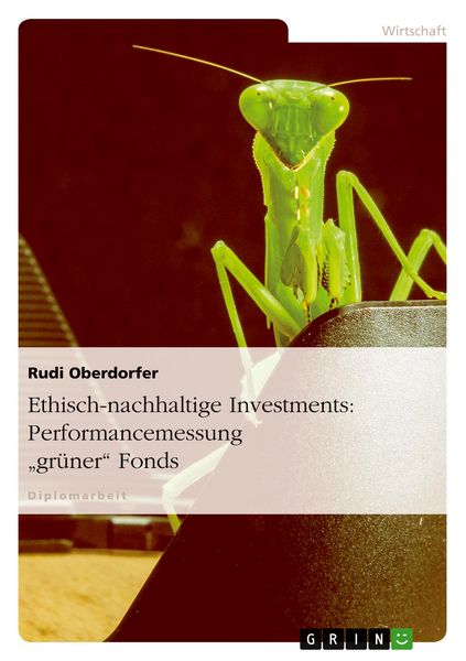 Produktbild: Ethisch-nachhaltige Investments: Performancemessung "gr&uuml;ner" Fonds