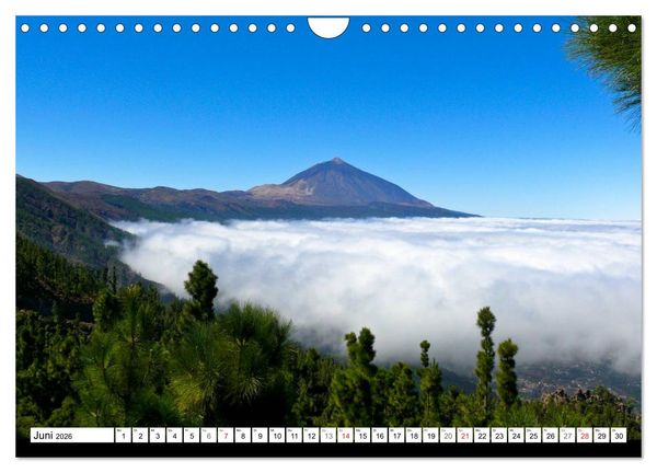 Produktbild: Teneriffa - Insel der Vielf&auml;ltigkeit (Wandkalender 2026 DIN A4 quer), CALVENDO Monatskalender