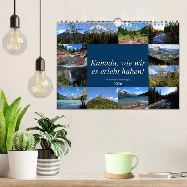 Produktbild: Kanada,wie wir es erlebt haben! (Wandkalender 2026 DIN A4 quer), CALVENDO Monatskalender