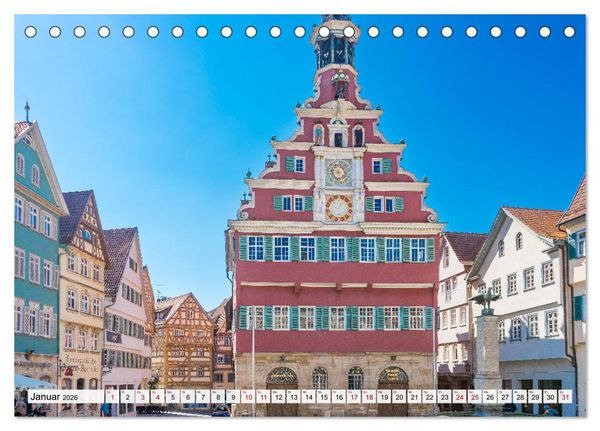 Produktbild: Ein Spaziergang durch Esslingen (Tischkalender 2026 DIN A5 quer), CALVENDO Monatskalender