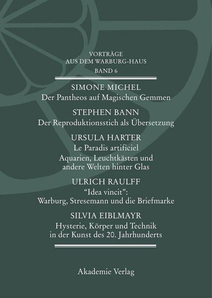 Produktbild: Vortr&auml;ge aus dem Warburg-Haus. Band 6