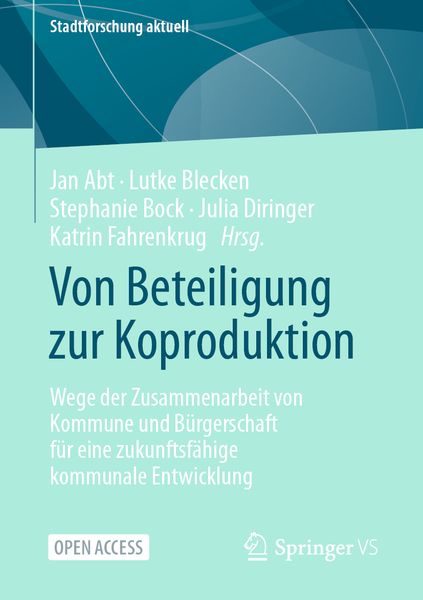 Produktbild: Von Beteiligung zur Koproduktion