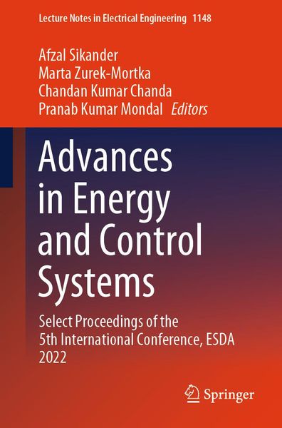 Produktbild: Advances in Energy and Control Systems