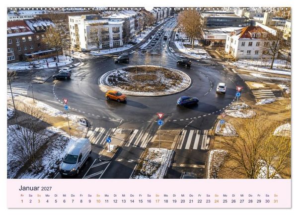 Produktbild: Roundabouts - Kreisverkehre (Wandkalender 2027 DIN A2 quer), CALVENDO Monatskalender
