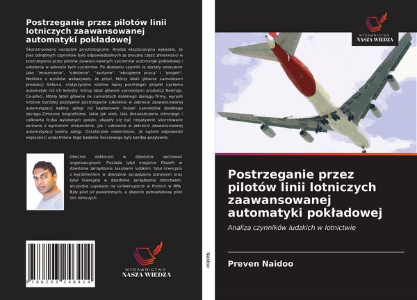 Produktbild: Postrzeganie przez pilot&oacute;w linii lotniczych zaawansowanej automatyki pok&iquest;adowej