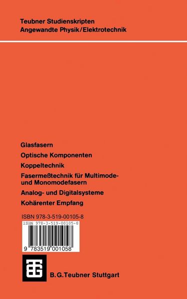 Produktbild: Systemgrundlagen und Me&szlig;technik in der optischen &Uuml;bertragungstechnik