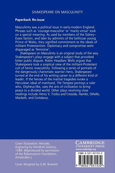 Produktbild: Shakespeare on Masculinity