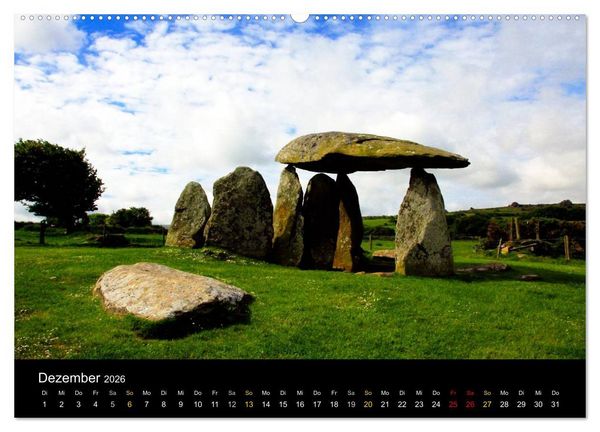 Produktbild: Wales Pembrokeshire - Natur im Fokus- (hochwertiger Premium Wandkalender 2026 DIN A2 quer), Kunstdruck in Hochglanz