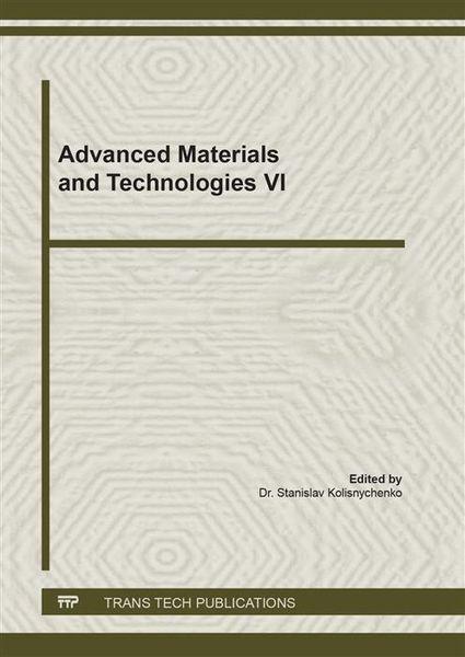 Produktbild: Advanced Materials and Technologies VI