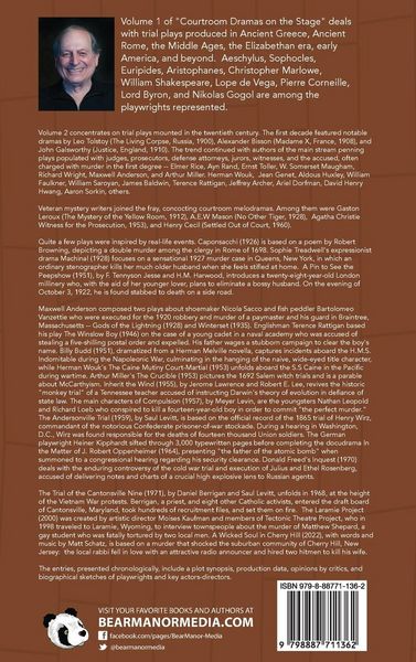 Produktbild: Courtroom Dramas on the Stage Vol 2 (hardback)