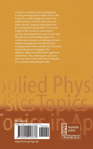 Produktbild: Imaging of Complex Media with Acoustic and Seismic Waves