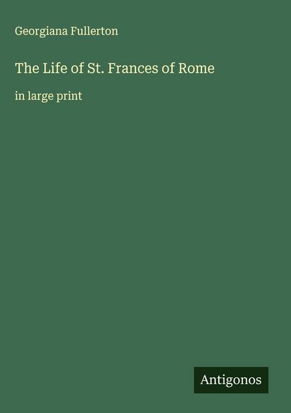 Produktbild: The Life of St. Frances of Rome