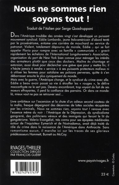 Produktbild: Nous Ne Sommes Rien, Soyons Tout !
