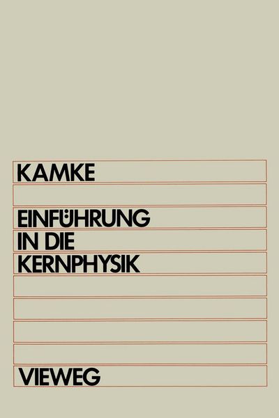 Produktbild: Einf&uuml;hrung in die Kernphysik