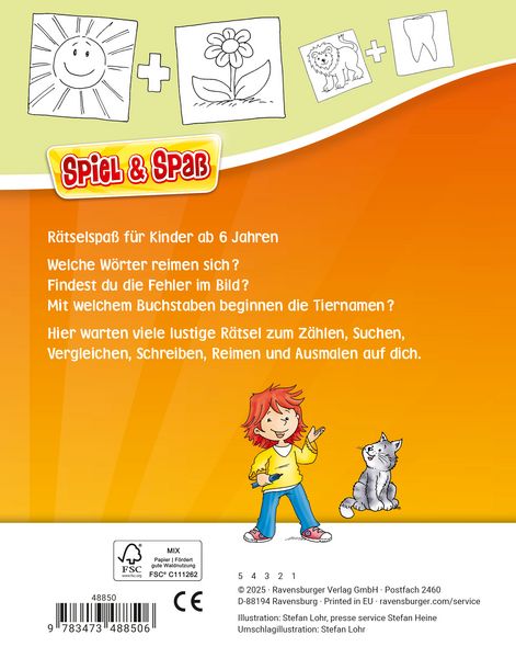 Produktbild: Spiel & Spa&szlig; - Grundschul-R&auml;tselspa&szlig; f&uuml;r unterwegs