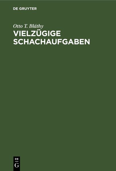 Produktbild: Vielz&uuml;gige Schachaufgaben