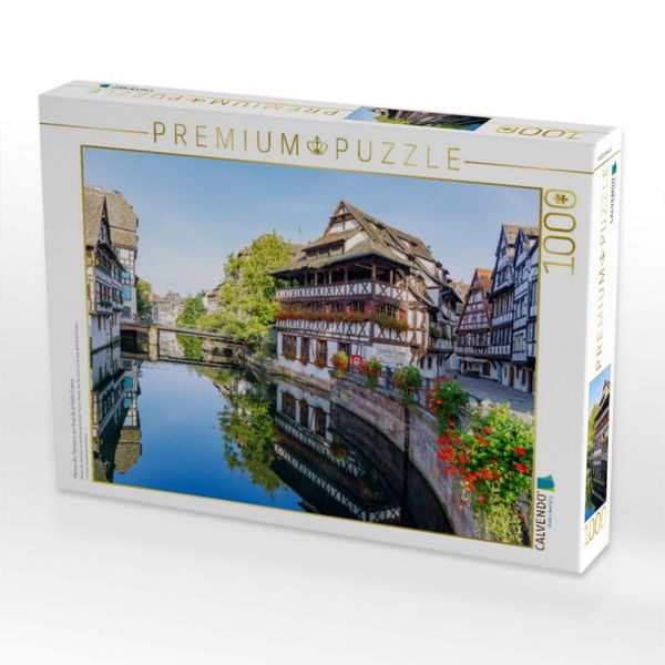Produktbild: CALVENDO Puzzle Maison des Tanneurs am Quai de la Petite France | 1000 Teile Lege-Gr&ouml;&szlig;e 64x48cm Foto-Puzzle f&uuml;r gl&uuml;ckliche Stunden