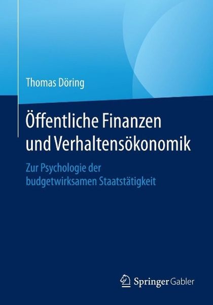 Produktbild: &Ouml;ffentliche Finanzen und Verhaltens&ouml;konomik