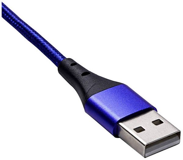 Produktbild: Akyga USB-Kabel USB-A Stecker, USB-C&reg; Stecker 1.00m Blau AK-USB-42