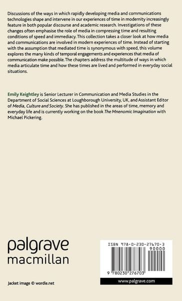 Produktbild: Time, Media and Modernity
