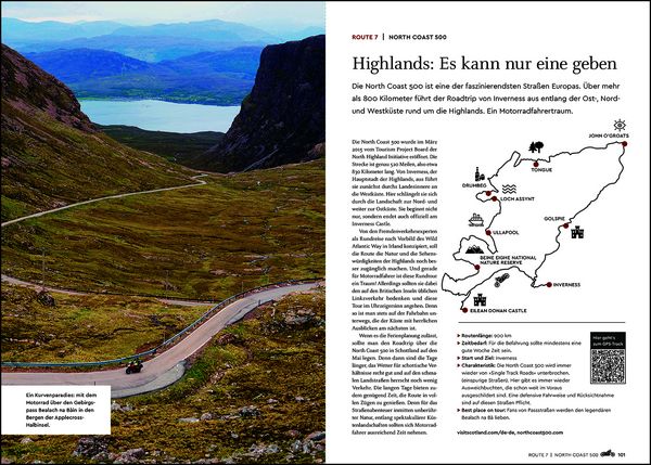 Produktbild: KUNTH Abgefahren, Die sch&ouml;nsten Bikertouren Europas K&uuml;sten