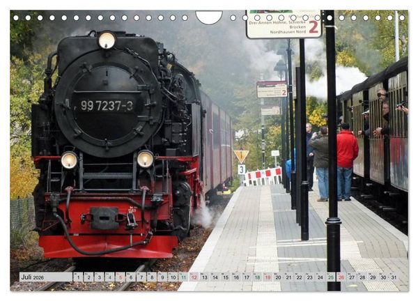 Produktbild: Unter Dampf durch den Harz (Wandkalender 2026 DIN A4 quer), CALVENDO Monatskalender