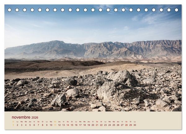 Produktbild: Entre pierres et sable (Calendrier de bureau 2026 DIN A5 vertical), CALVENDO calendrier mensuel