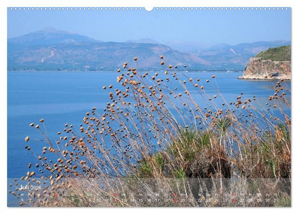 Produktbild: Nafplio &ndash; griechische Perle des Peloponnes (Wandkalender 2026 DIN A2 quer), CALVENDO Monatskalender