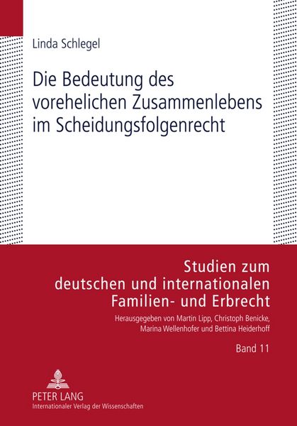 Produktbild: Die Bedeutung des vorehelichen Zusammenlebens im Scheidungsfolgenrecht