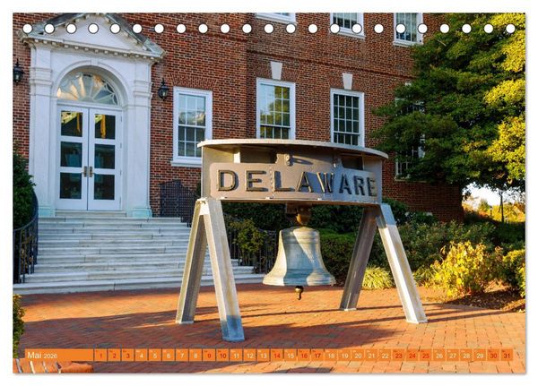 Produktbild: Delaware. Kleine Perle an der Ostk&uuml;ste der USA (Tischkalender 2026 DIN A5 quer), CALVENDO Monatskalender