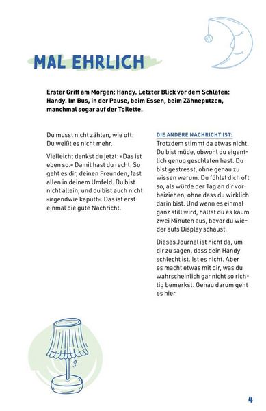 Produktbild: Journal Heft - Reset f&uuml;r deinen Kopf - Wer bist du ohne Handy?