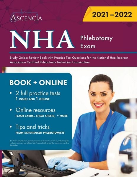 Produktbild: NHA Phlebotomy Exam Study Guide