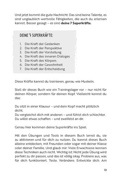 Produktbild: Das wertvollste Teenager-Buch f&uuml;r M&auml;dchen & Jungs ab 13 | Cool im Kopf - Stark im Leben | Tools aus dem Spitzensport f&uuml;r Stressabbau, mentale St&auml;rke, Selbstbewusstsein & Fokus